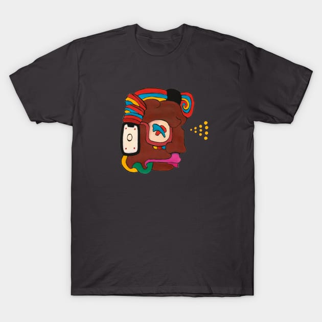 WAK Mayan Hieroglyphics T-Shirt by RMZ_NYC